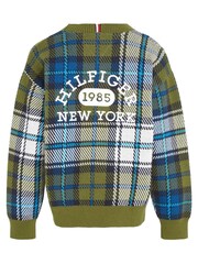 Tommy Hilfiger Kids Pullover mit Schottenkaros, Grün - Bild 5 von 6