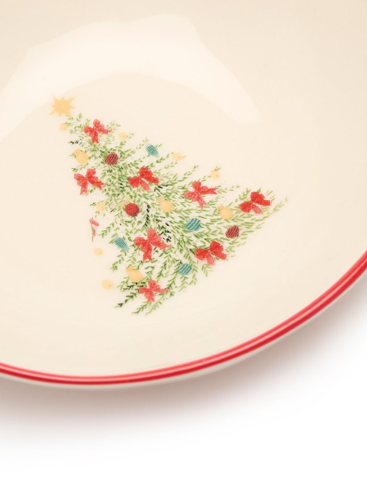 Sophie Allport Natural Cosy Christmas Stoneware Nibbles Bowl - Image 3 of 3 Sophie Allport Natural Cosy Christmas Stoneware Nibbles Bowl - Image 3 of 3