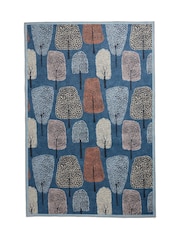 Scion Midnight Dark Blue Cedar Juniper Washable Rug - Image 4 of 6