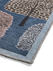 Scion Midnight Dark Blue Cedar Juniper Washable Rug - Image 5 of 6