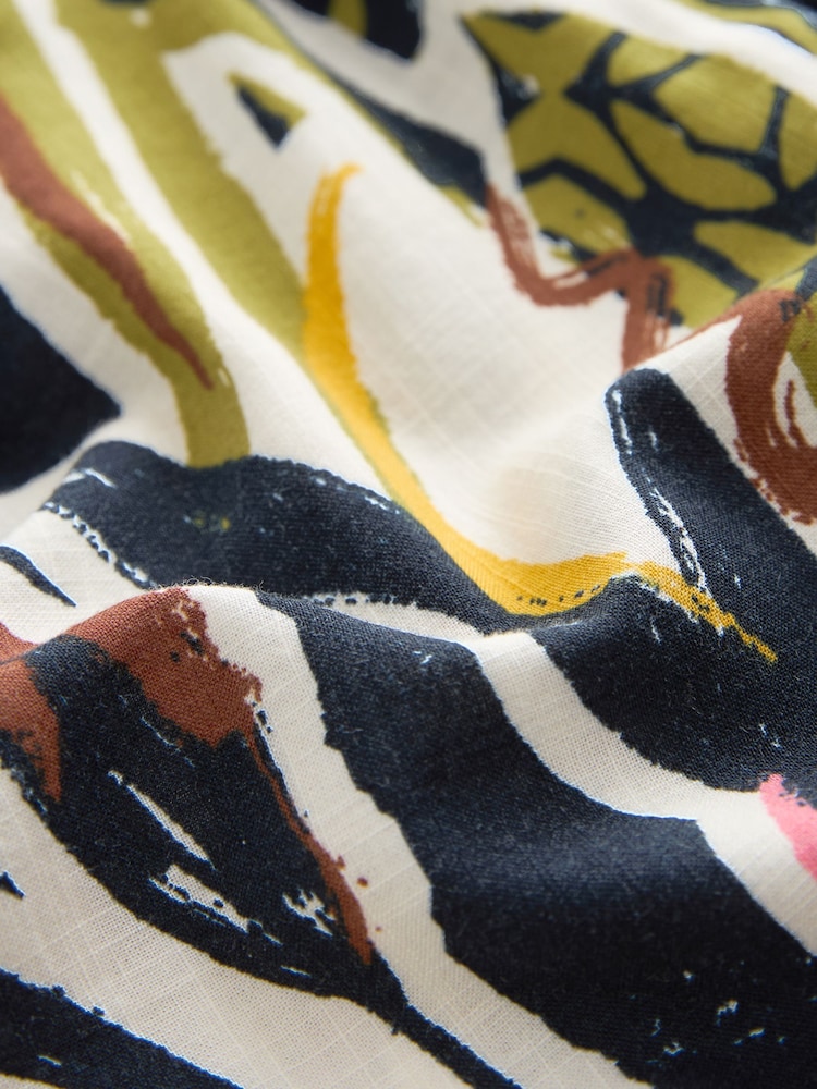 Navy Abstract Floral Strappy Maxi Summer Dress - Image 6 of 6 Navy Abstract Floral Strappy Maxi Summer Dress - Image 6 of 6