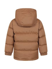 Mountain Warehouse Natural Snow Kids Borg Lined Thermal Padded Jacket - Image 2 of 6