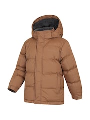 Mountain Warehouse Natural Snow Kids Borg Lined Thermal Padded Jacket - Image 6 of 6