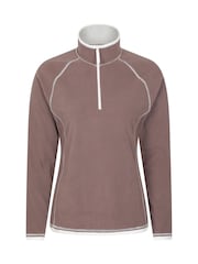 Mountain Warehouse Brown Montana Half Zip Fleece - Image 1 of 5