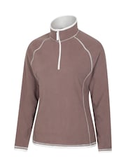 Mountain Warehouse Brown Montana Half Zip Fleece - Image 3 of 5