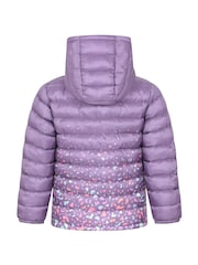 Mountain Warehouse Pink Seasons Kids Water-Resistant Printed Padded Jacket - Image 2 of 5