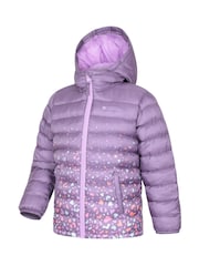 Mountain Warehouse Pink Seasons Kids Water-Resistant Printed Padded Jacket - Image 3 of 5