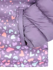 Mountain Warehouse Pink Seasons Kids Water-Resistant Printed Padded Jacket - Image 4 of 5