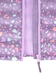 Mountain Warehouse Pink Seasons Kids Water-Resistant Printed Padded Jacket - Image 5 of 5