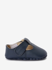 Navy Baby Leather T-Bar Shoes (0-24mths) - Image 4 of 7