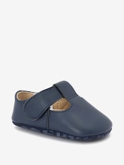 Navy Baby Leather T-Bar Shoes (0-24mths) - Image 5 of 7