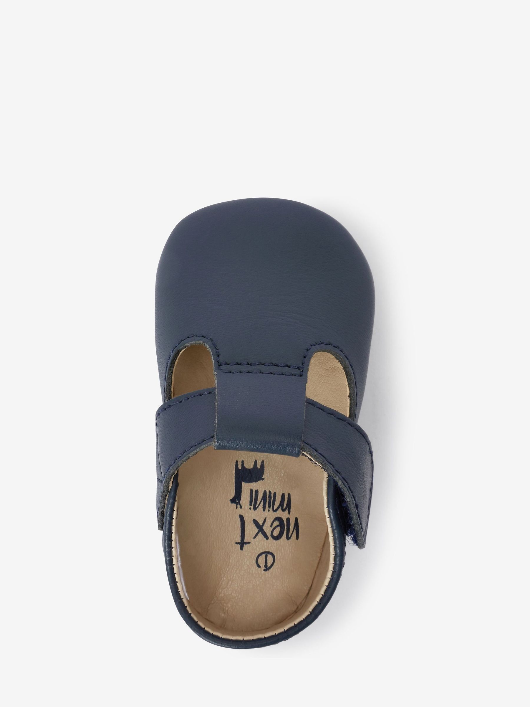 Buy Navy Baby Leather T Bar Shoes 0 24mths from Next United Arab Emirates