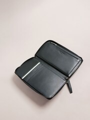 Ted Baker Black Saffiano Leather Samuels Wallet - Image 3 of 4