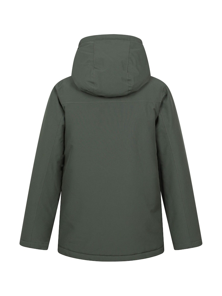 Mountain Warehouse Green Noah Kids Borg Lined Waterproof Jacket - Image 2 of 4