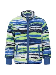 Mountain Warehouse Blue Heron Borg Kids Jacket - Image 1 of 4