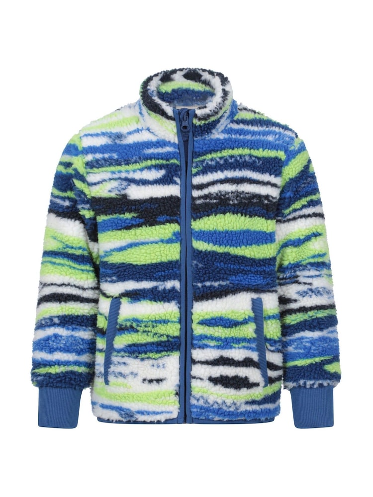 Mountain Warehouse Blue Heron Borg Kids Jacket - Image 1 of 4