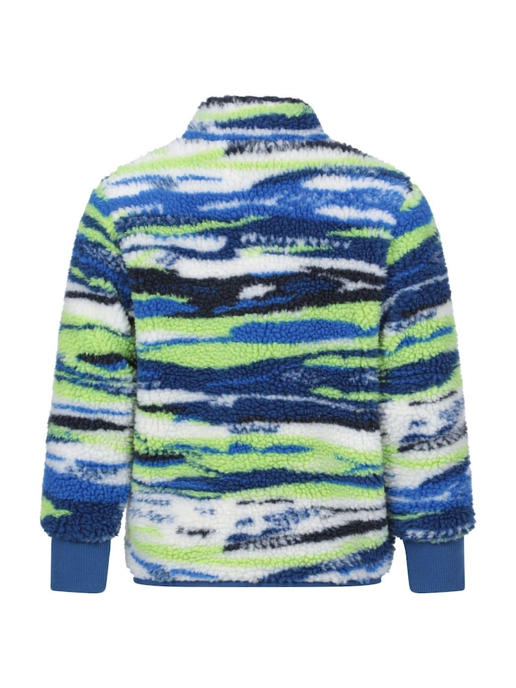Mountain Warehouse Blue Heron Borg Kids Jacket - Image 2 of 4