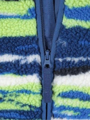 Mountain Warehouse Blue Heron Borg Kids Jacket - Image 4 of 4