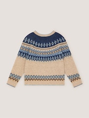 Monsoon Blue Fair Isle Jumper - Image 2 of 3