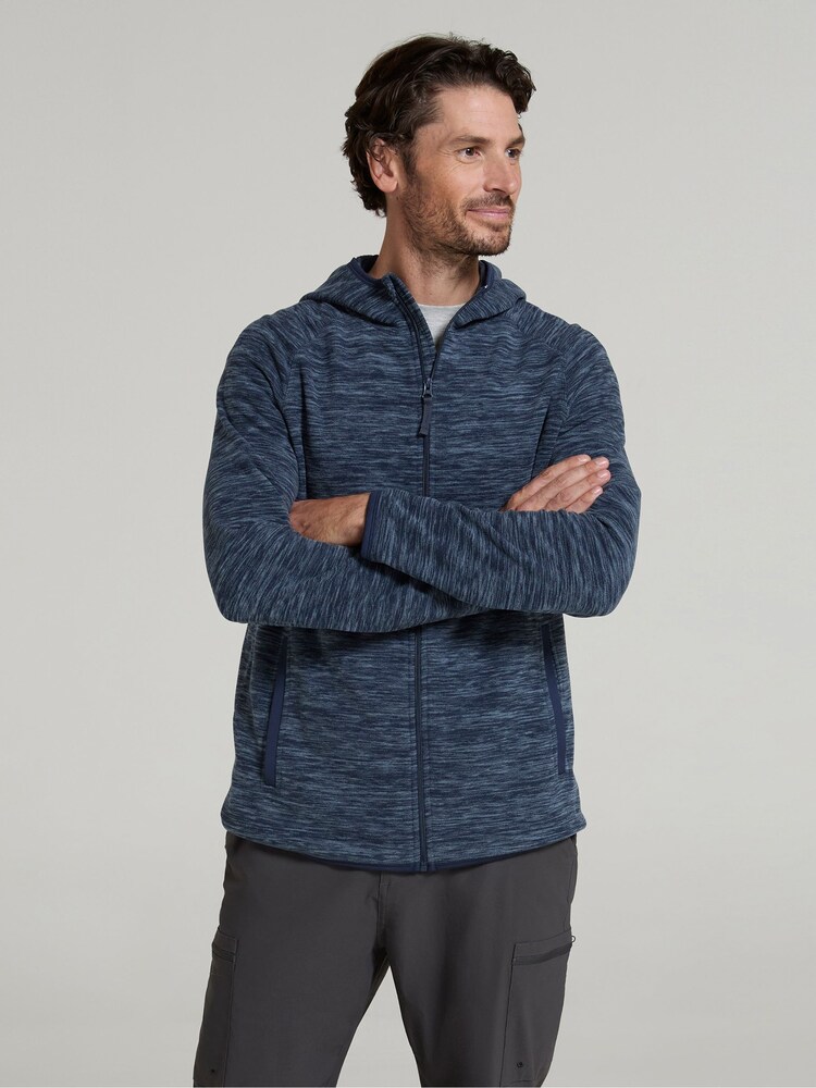 Mountain Warehouse Blue Snowdon II Hoodie - Image 1 of 4 Mountain Warehouse Blue Snowdon II Hoodie - Image 1 of 4