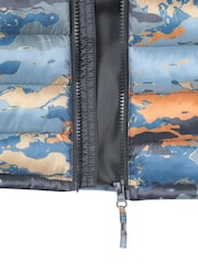 Mountain Warehouse Grey Seasons Kids Water Resistant Printed Padded Jacket - Image 4 of 4