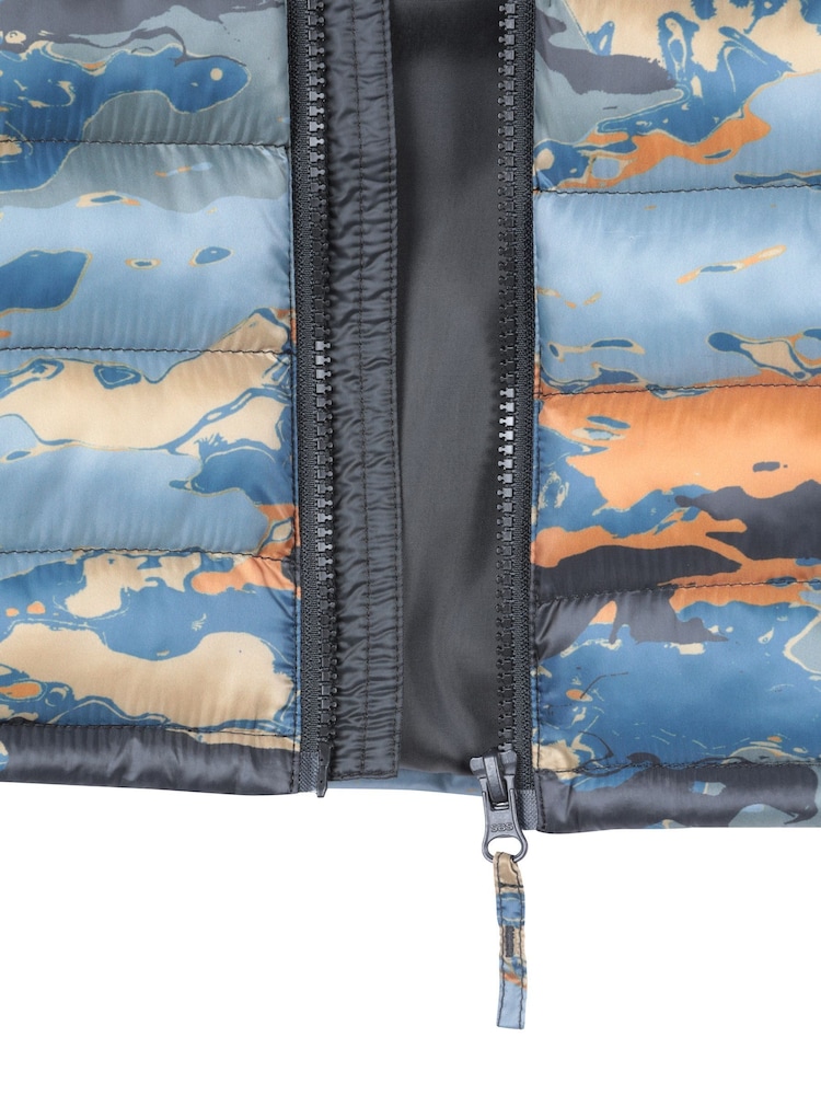 Mountain Warehouse Grey Seasons Kids Water Resistant Printed Padded Jacket - Image 4 of 4 Mountain Warehouse Grey Seasons Kids Water Resistant Printed Padded Jacket - Image 4 of 4