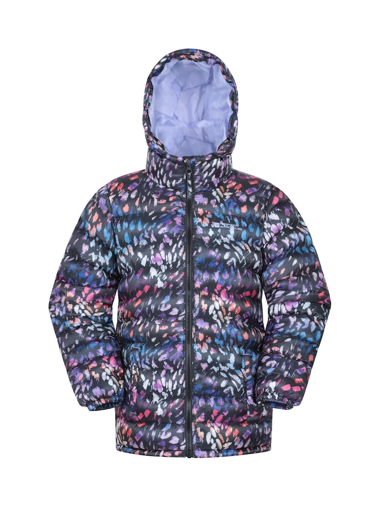 Mountain Warehouse Seasons Kids Water Resistant Printed Padded Jacket - Bild 1 von 5 Mountain Warehouse Seasons Kids Water Resistant Printed Padded Jacket - Bild 1 von 5
