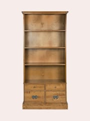 Laura Ashley Honey Gold Garrat 4 Drawer Single Bookcase - Image 2 of 6