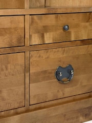 Laura Ashley Honey Gold Garrat 4 Drawer Single Bookcase - Image 6 of 6
