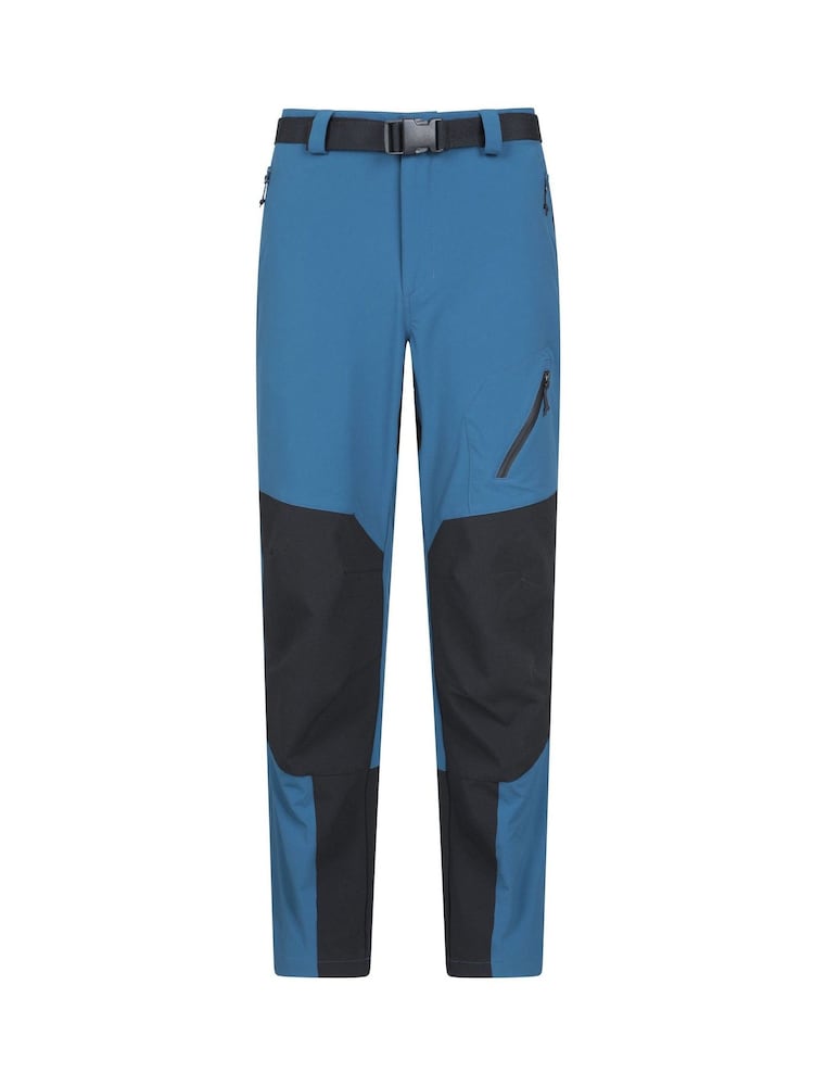 Mountain Warehouse Blue Forest Water Resistant Trekking Trousers - Image 1 of 6 Mountain Warehouse Blue Forest Water Resistant Trekking Trousers - Image 1 of 6