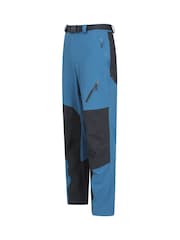 Mountain Warehouse Blue Forest Water Resistant Trekking Trousers - Image 2 of 6