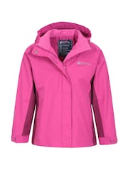 Mountain Warehouse Pink Shelly Kids Waterproof Jacket - Image 5 of 5
