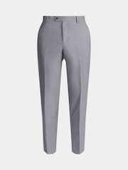 Cinza - Calça Peckham Rye Regular Fit Classic Frente Lisa Mistura de Algodão/Linho - Imagem 5 de 6
