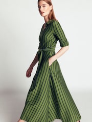Boden Green Marcia Jersey Shirt Dress - Image 5 of 6