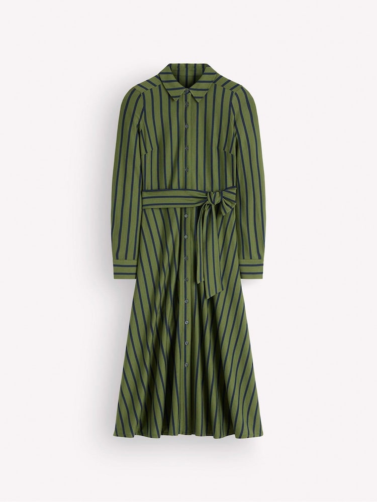 Boden Green Marcia Jersey Shirt Dress - Image 6 of 6 Boden Green Marcia Jersey Shirt Dress - Image 6 of 6