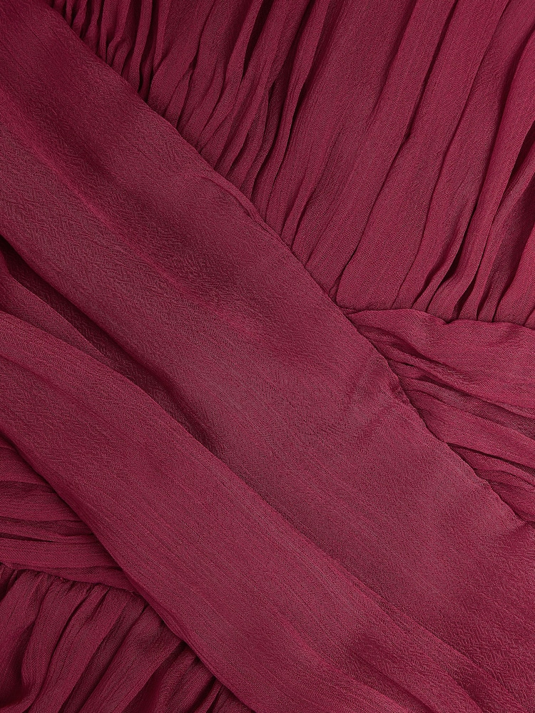 Monsoon Red Cowl Neck Satin Prom Dress - Image 4 of 4