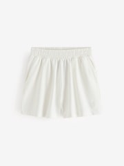 Gym King White Victory Cotton Loopback Shorts - Image 3 of 3