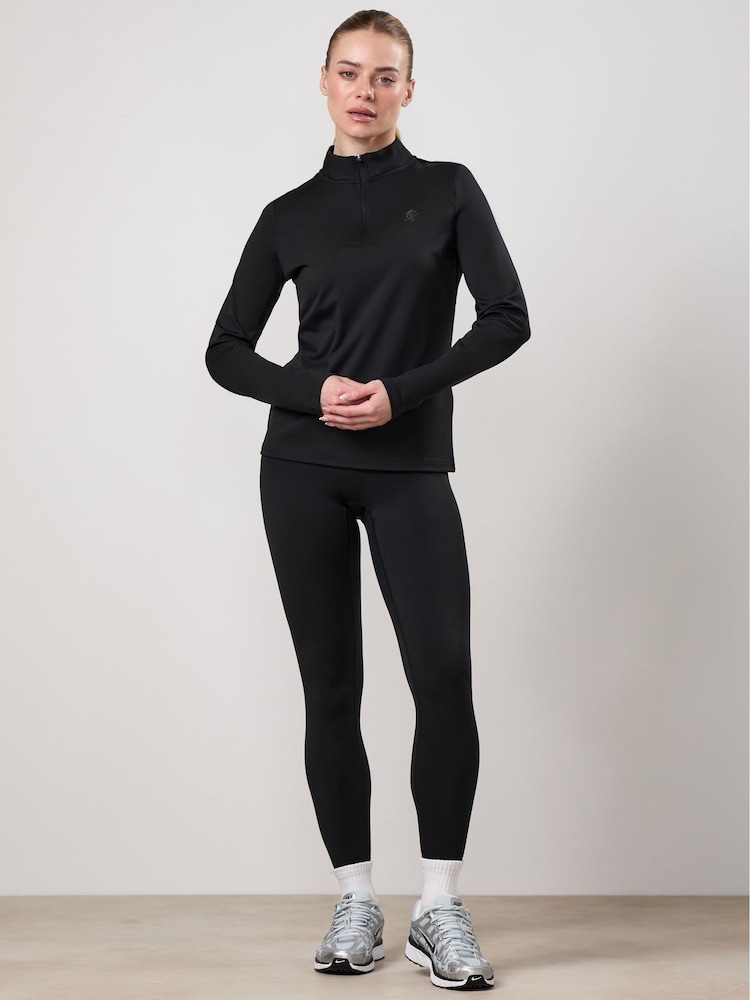 Gym King White Victory Zip Funnel Fleece - Image 1 of 2 Gym King White Victory Zip Funnel Fleece - Image 1 of 2