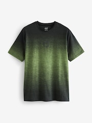 Green Chest Graphic Dip Dye T-Shirt - Image 5 of 7