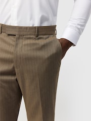 Antique Rogue Slim Fit Evren Pinstripe Flannel Trousers - Bild 2 av 2