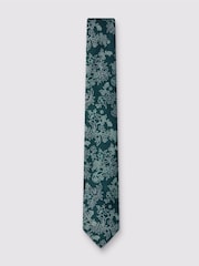Antique Rogue Grey Autumn Fern Leaf Tie - Image 1 of 2