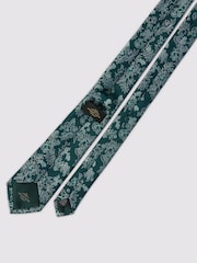 Antique Rogue Grey Autumn Fern Leaf Tie - Image 2 of 2