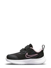 Nike Black/Pink Star Runner 3 Infant Trainers - Image 2 of 10