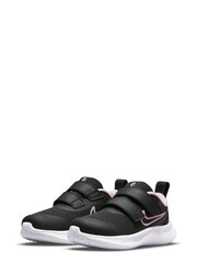 Nike Black/Pink Star Runner 3 Infant Trainers - Image 5 of 10