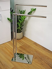 Showerdrape Stamford Double Freestanding Towel Stand - Image 1 of 3