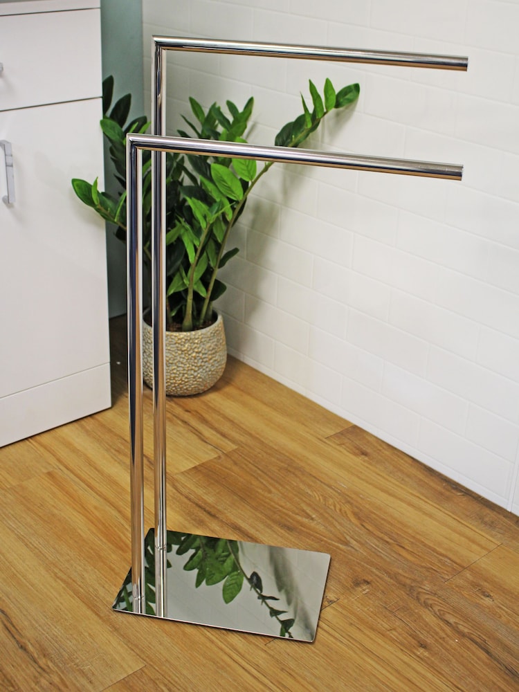 Showerdrape Stamford Double Freestanding Towel Stand - Image 1 of 3