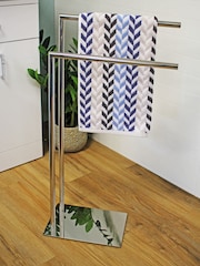 Showerdrape Stamford Double Freestanding Towel Stand - Image 2 of 3