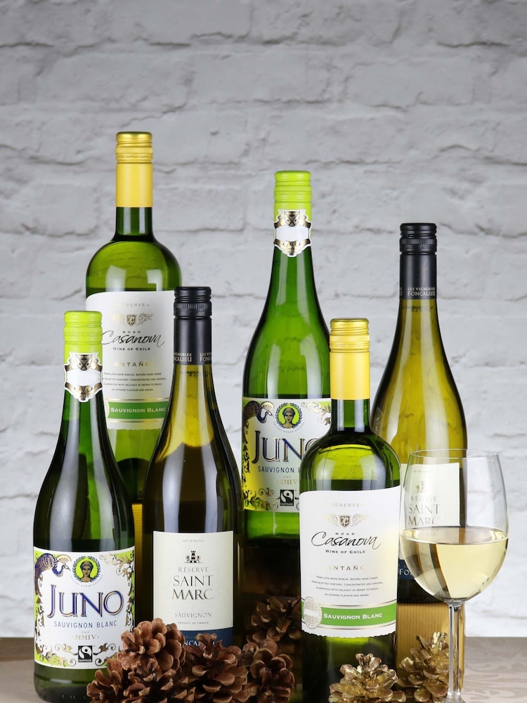 Le Bon Vin Set of 6 World Sauvignon Blanc White Wine Selection - Image 2 of 2