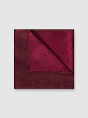 Antique Rogue Brown Paisley Pocket Square - Image 1 of 2