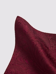 Antique Rogue Brown Paisley Pocket Square - Image 2 of 2